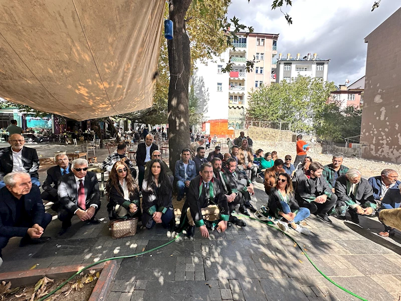 Tunceli’de avukatlardan HES protestosu