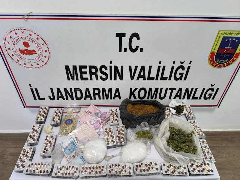 Mersin’de uyuşturucu operasyonu 