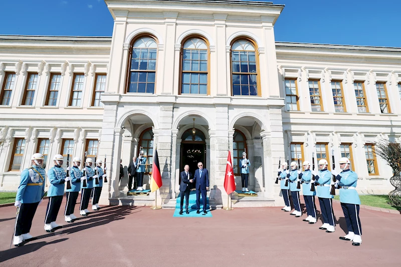 İstanbul- Cumhurbaşkanı Erdoğan, Almanya Başbakanı Olaf Scholz ile bir araya geldi