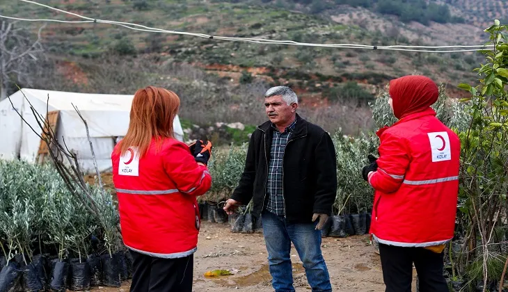 Türk Kızılay, depremden etkilenen 2 bin 797 çiftçiye 70.8 milyon destek verdiğini duyurdu