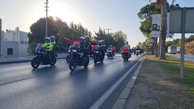 Bodrum’da motorize polislerden 