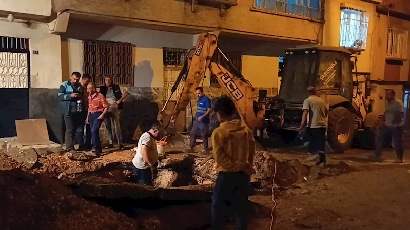 Gaziantep’te doğalgaz boru hattı delindi, gaz sızıntısı mahallede paniğe neden oldu