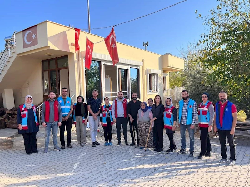 Şehidin anneannesinin evine bakım ve temizlik 