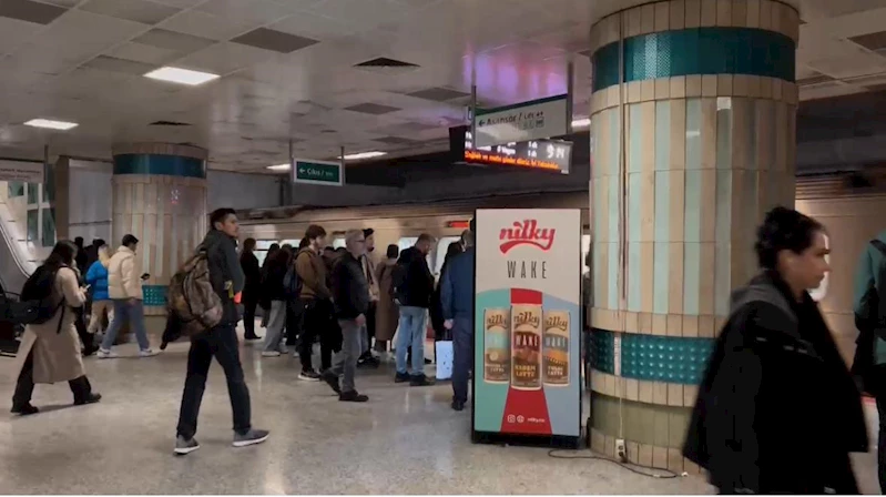 İstanbul- Yenikapı- Hacıosman metrosunda yangın