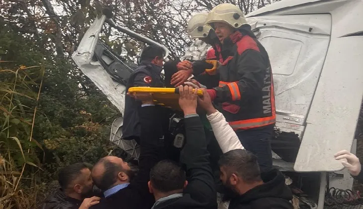 Malatya’da TIR’lar çarpıştı: 1 yaralı