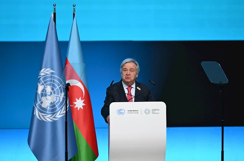 Guterres: Yeni iklim finansmanı anlaşması gerekli