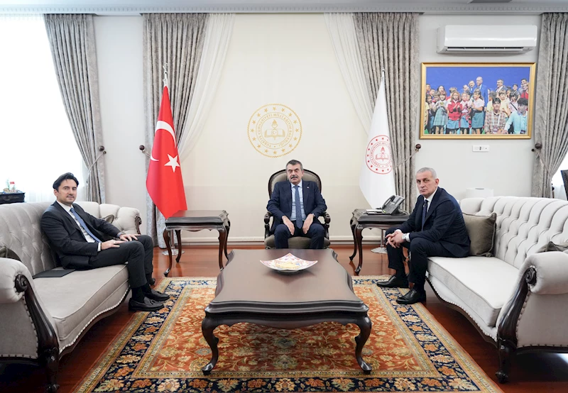 TFF Başkanı Hacıosmanoğlu, Bakan Yusuf Tekin