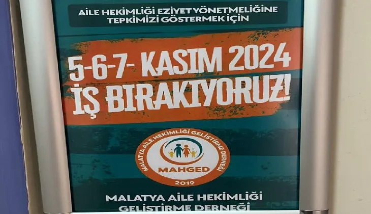 Malatya’da aile hekimleri  3 gün iş bırakma eylemi yapacak