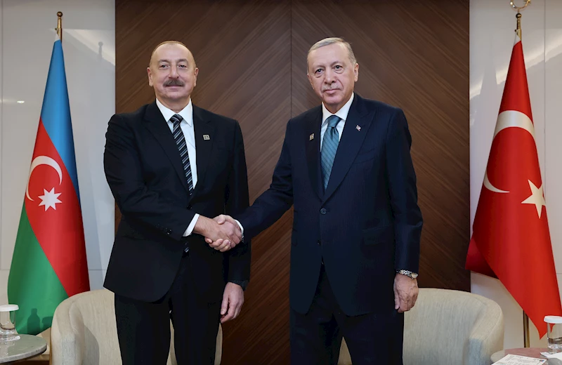 Cumhurbaşkanı Erdoğan, Aliyev ile görüştü