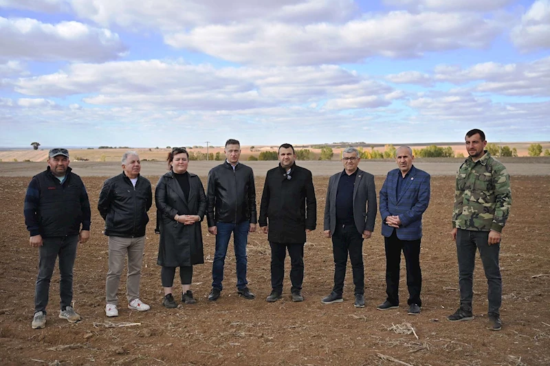  Süleymanpaşa Belediyesi, buğday tohumu ekimine başladı