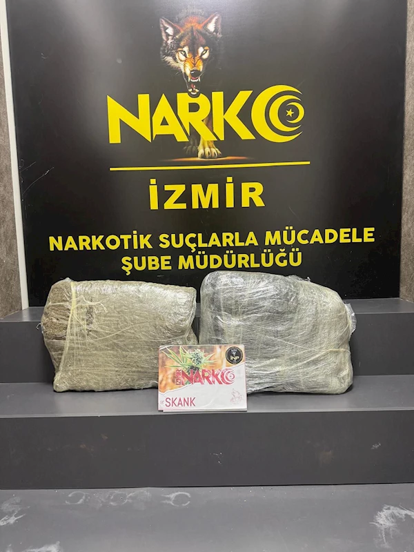 Havalimanında valizde 5 kilo 950 gram skunk ele geçirildi; 1 tutuklama