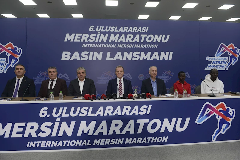 6. Uluslararası Mersin Maratonu’nun basın lansmanı gerçekleştirdi