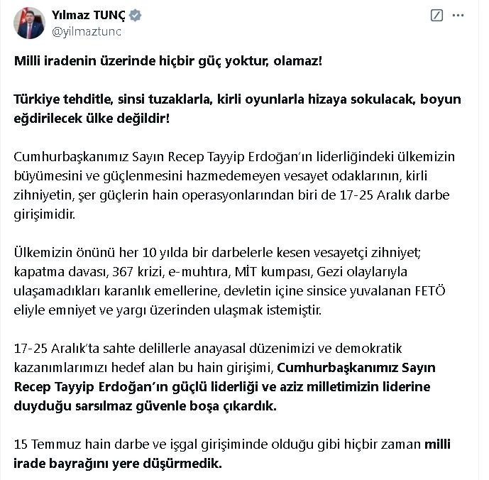 Bakan Tunç