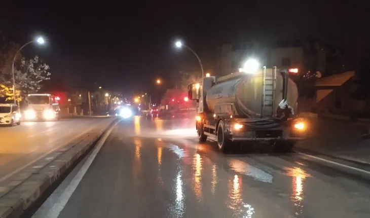 Battalgazi Belediyesi Cadde ve Sokakları Tertemiz Hale Getiriyor