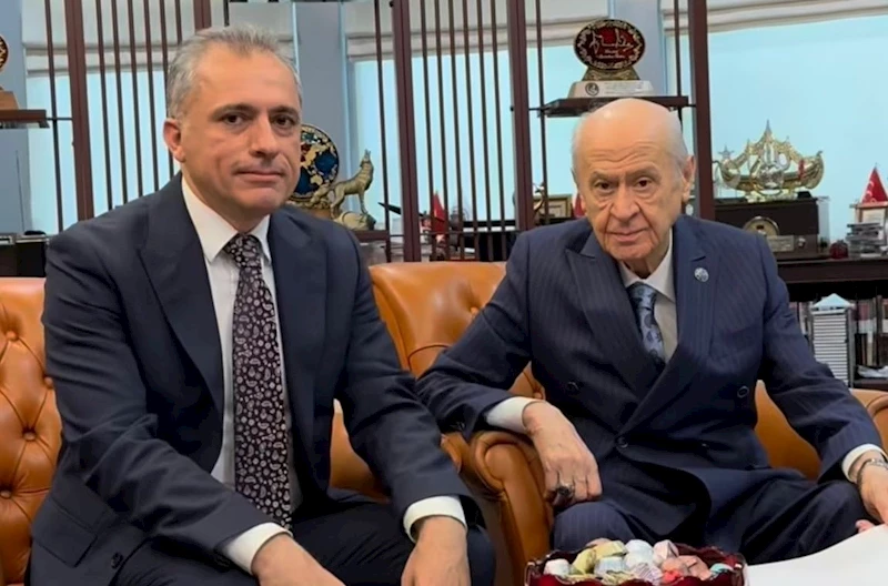 Başkan Çenet, Bahçeli ve Kurum’a projeleri anlattı