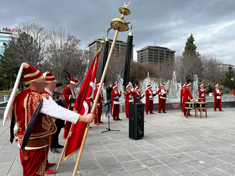 Kayseri’de yükümlülerden oluşan mehter takımı konser verdi