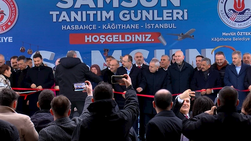 Kağıthane’de Samsun Tanıtım Günleri başladı