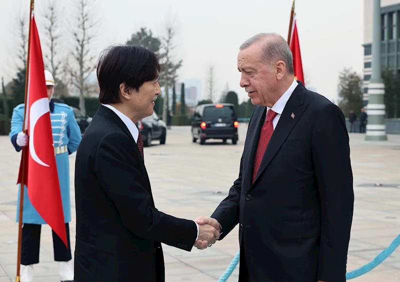 Cumhurbaşkanı Erdoğan, Japonya Veliaht Prensi Fumihito