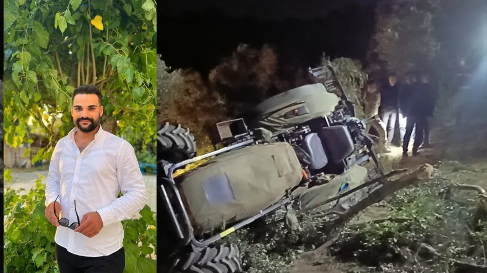 Zeytin bahçesini sürerken devrilen traktörün altında kalan çiftçi öldü