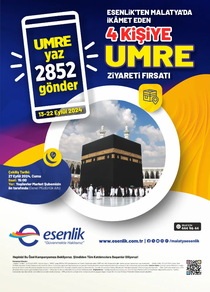 ESENLİK, 4 müşterisini Umre’ye götürecek