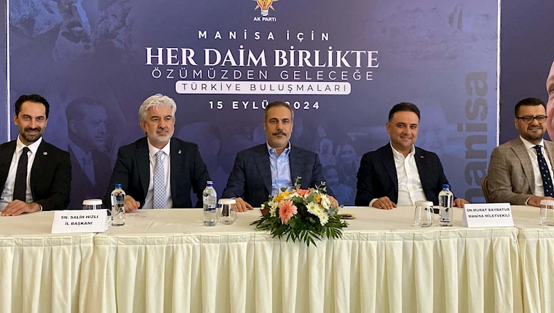 Bakan Fidan, Manisa