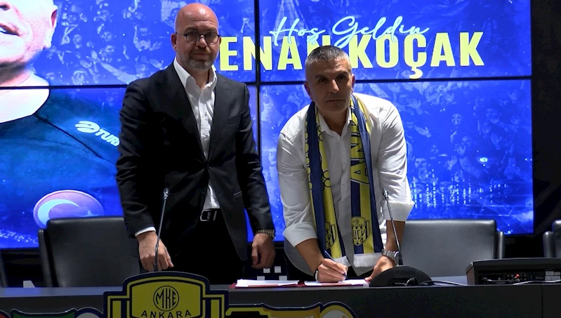 MKE Ankaragücü, teknik direktör Kenan Koçak ile 2 yıllık sözleşme imzaladı