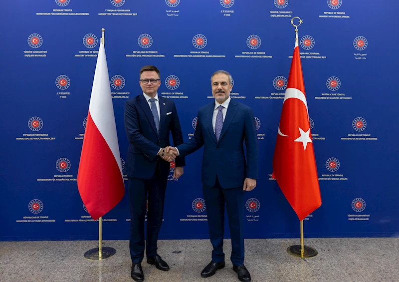 Bakan Fidan, Polonya Meclis Başkanı Holownia ile görüştü