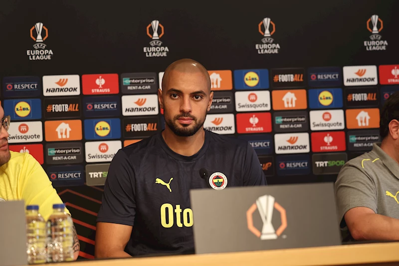 Sofyan Amrabat: Fenerbahçe camiası için güçlü bir oyun ortaya koymamız gerekiyor