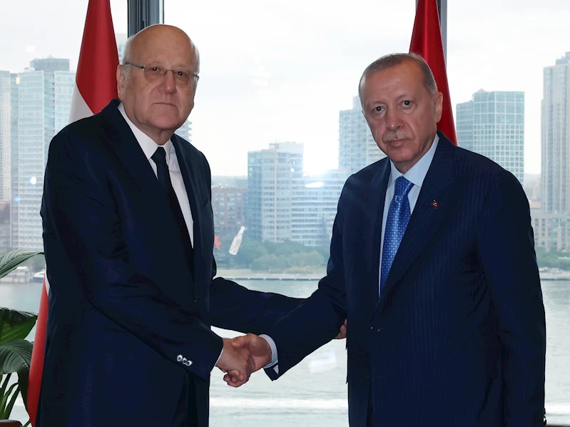 Cumhurbaşkanı Erdoğan, Lübnan Başbakanı Mikati ile bir araya geldi