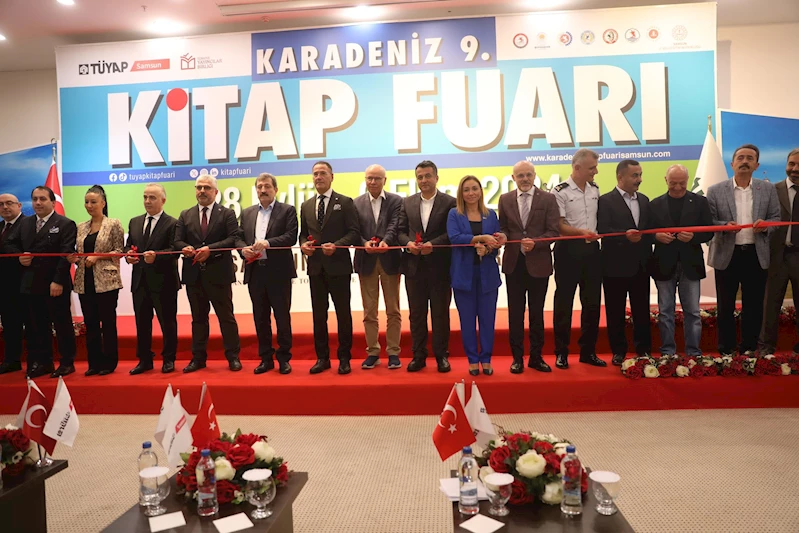 Samsun’da 9. Karadeniz Kitap Fuarı açıldı