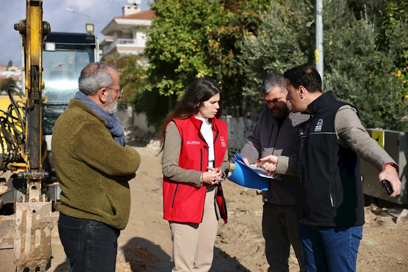 Başkan Denizli: Doğal gaz hattının 2,5 kilometrelik ilk etabı tamamlandı