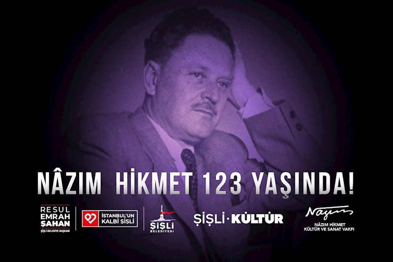 Nazım Hikmet, doğum gününde Şişli