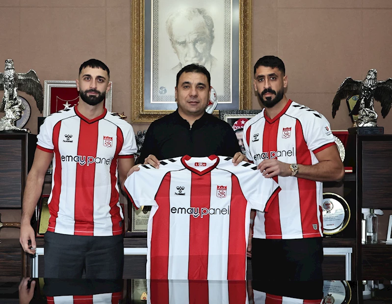 Efkan Bekiroğlu ve Tolga Ciğerci Sivasspor