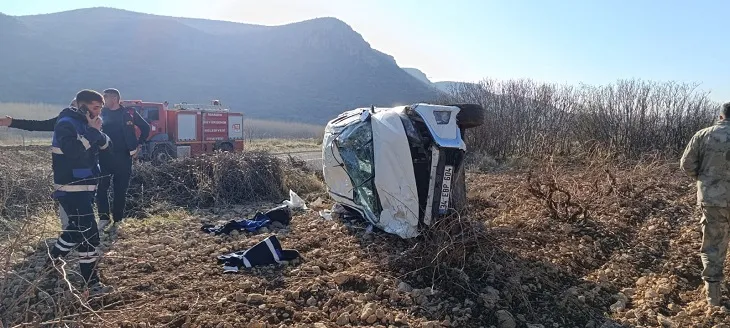 Mardin Savur’da Trafik Kazası ; 4 Yaralı