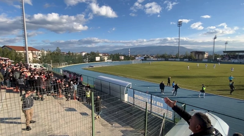 Karabük’te Bölgesel Amatör Lig maçında tribünler karıştı