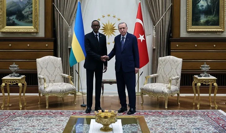 Cumhurbaşkanı Erdoğan, Ruanda Cumhurbaşkanı Paul Kagame ile görüştü