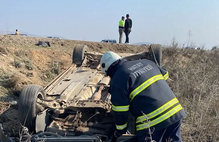 Hatay’da zincirleme trafik kazası :1 ölü, 8 yaralı