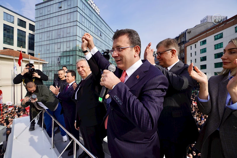 İstanbul - İmamoğlu İstanbul Adalet Sarayı önünde konuştu