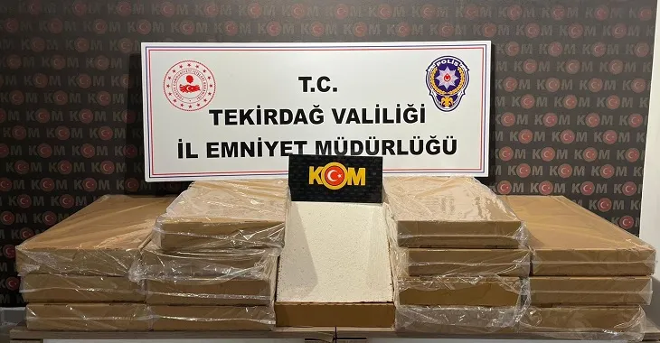 Tekirdağ’da 75 bin makaron ele geçirildi