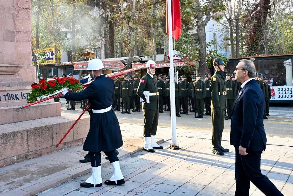 Gazi Mustafa Kemal Atatürk Malatya’da Düzenlenen Törenle Anıldı