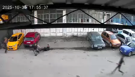 Köpeğin saldırısına uğrayan çocuğu babası kurtardı; o anlar kamerada 