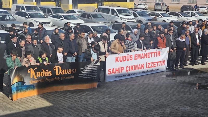 Mardin Kızıltepe’de İsrail protestosu