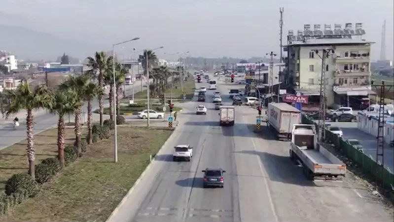 Hatay’da dronla yapılan trafik denetiminde 16 sürücüye ceza