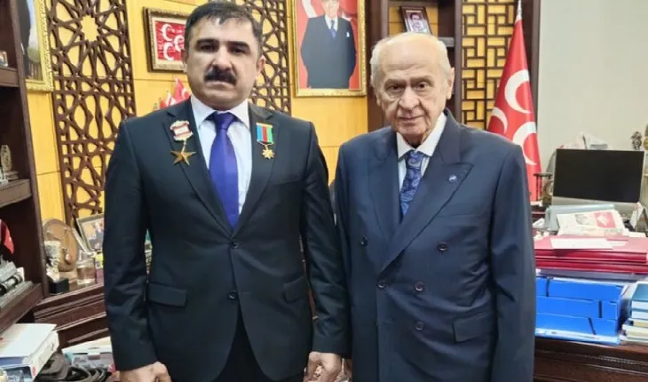 Milli Kahraman İbad Hüseynli,Bahçeli’ye Geçmiş Olsun Dileklerini İletti