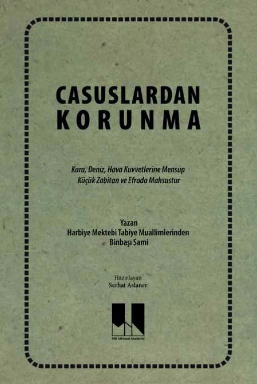 Milli İstihbarat Akademisi, 1928 basımı 