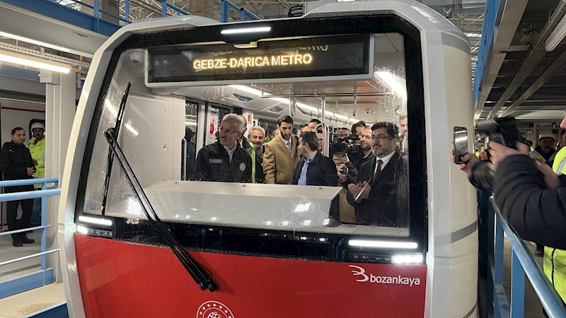 Bakan Uraloğlu: Gebze OSB-Darıca, her şeyiyle Türk mühendisliğinin ürünü olarak inşa edilen ilk metro hattı