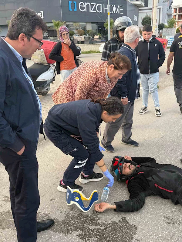 Yaralıya ilk müdahaleyi başhekim yardımcısı yaptı