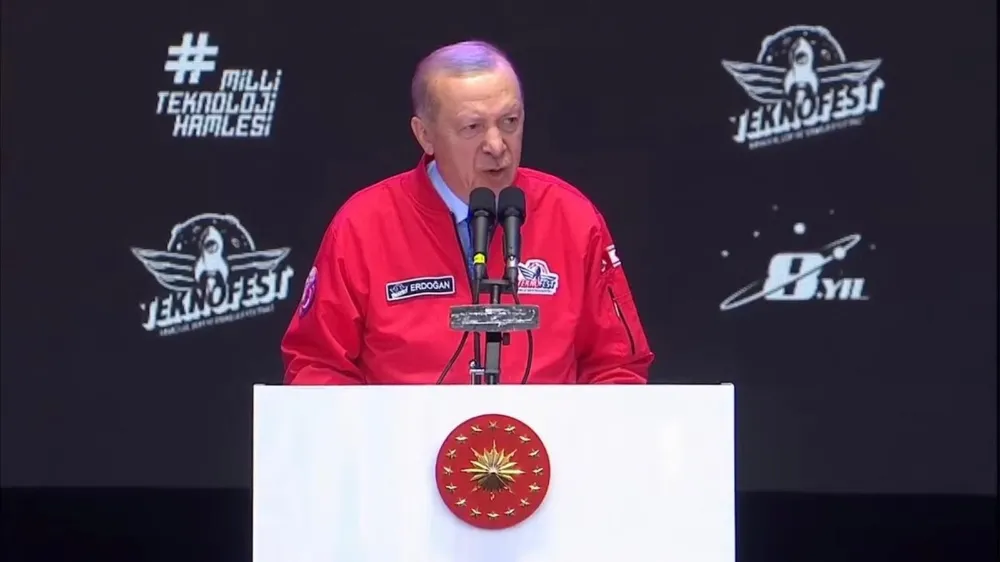 Erdoğan : Biz Türk milleti ve Kıbrıs Türkü olarak bu topraklarda ev sahibiyiz