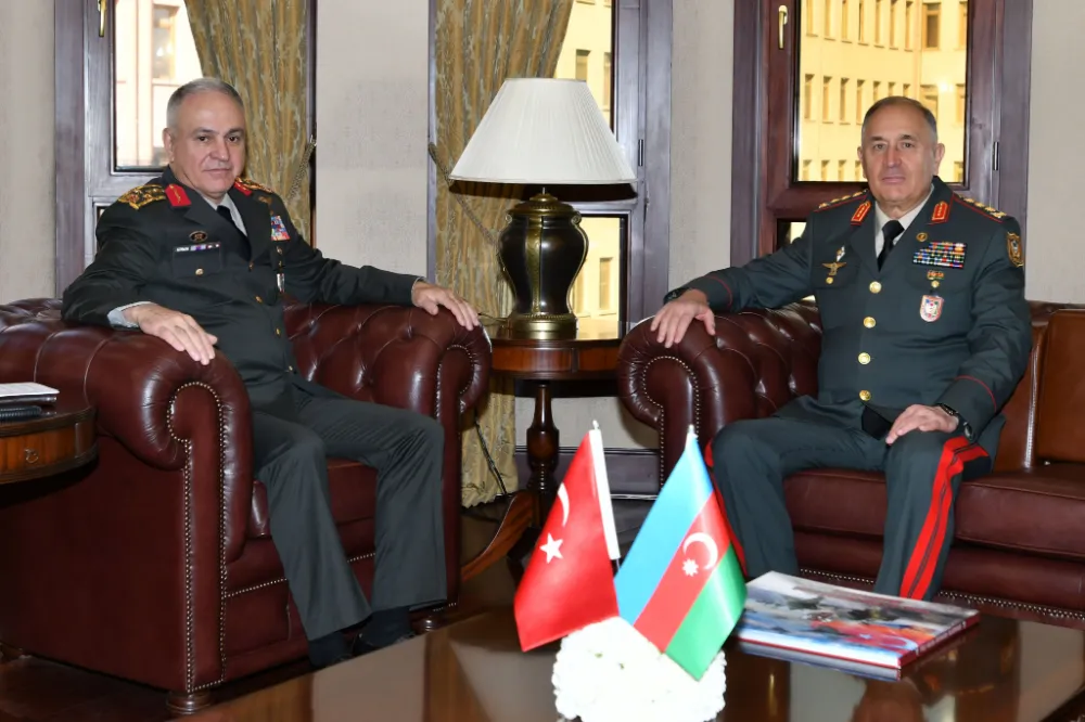 Genelkurmay Başkanı Gürak, Azerbaycanlı mevkidaşı Orgeneral Veliyev ile görüştü