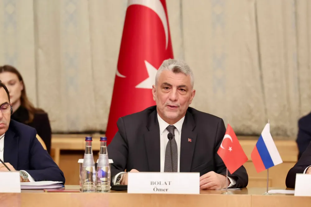 Bakan Bolat, Türk-Rus Ticari ve Ekonomik İşbirliğine Dair Hükümetlerarası Karma Komisyonu toplantısına katıldı